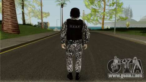 El empleado de SOBR para GTA San Andreas