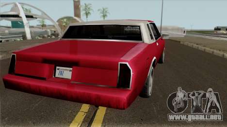 Tahoma Coupe para GTA San Andreas