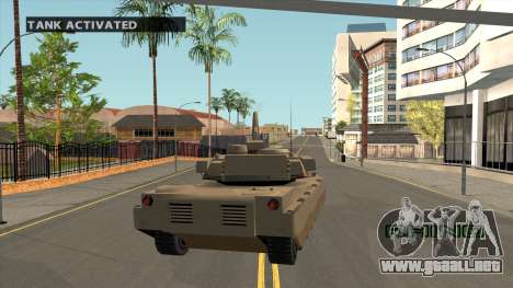 Spawn Tanque para GTA San Andreas