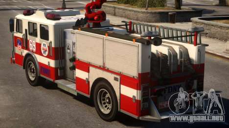 Fire Truck Real New York para GTA 4