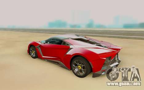 W Motors Fenyr SuperSport para GTA San Andreas