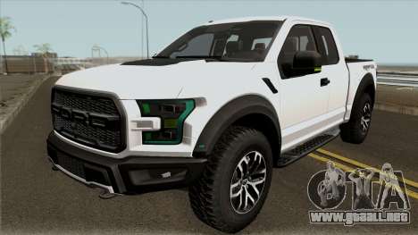 Ford F150 Raptor 2017 para GTA San Andreas