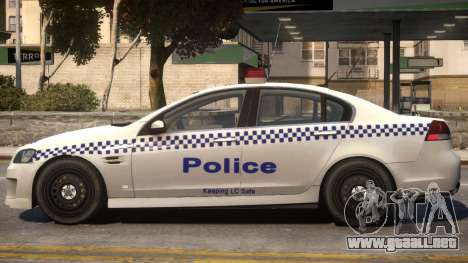 Holden Commodore Police para GTA 4