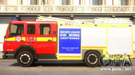 London Fire Brigade Atego Fire Appliance para GTA 4