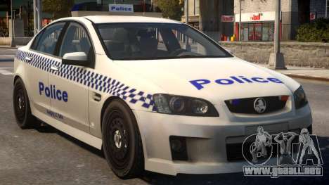 Holden Commodore Police para GTA 4