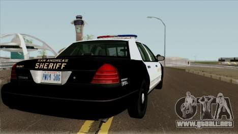 Ford Crown Victoria Police Interceptor (SASD) v1 para GTA San Andreas