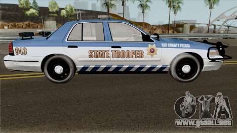 Ford Crown Victoria 2011 Red County Police para GTA San Andreas