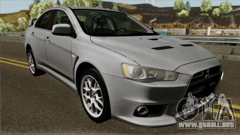 Mitsubishi Lancer Evolution X para GTA San Andreas