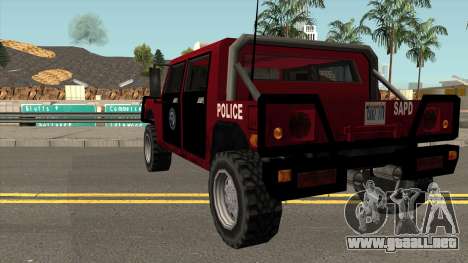 Patriota de la Policía en el estilo de SA para GTA San Andreas