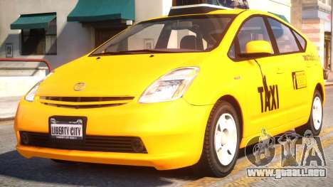 Toyota Prius II Liberty City Taxi para GTA 4