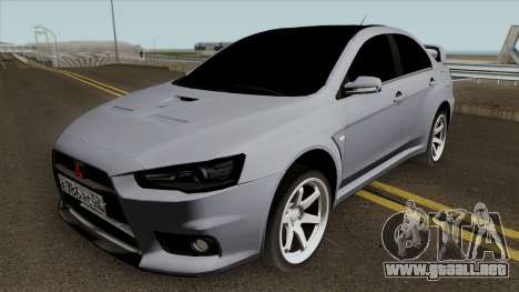 Mitsubishi Lancer Evolution X Light Tuning para GTA San Andreas