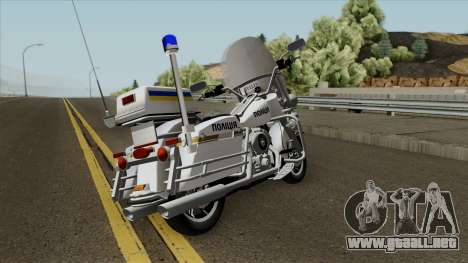 Harley-Davidson FLH 1200 Policía de Ucrania para GTA San Andreas