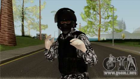 El empleado de SOBR para GTA San Andreas