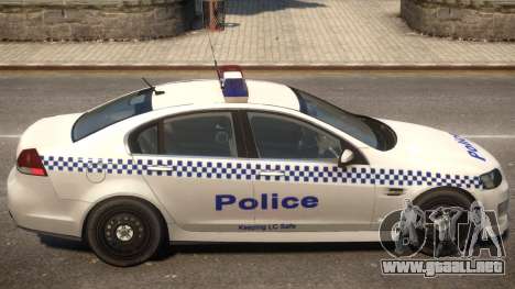 Holden Commodore Police para GTA 4