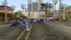 M-16 Camo URB Azul para GTA San Andreas