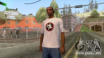 Nuevo CJ t-shirt D. R. I. para GTA San Andreas