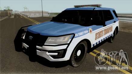 Ford Explorer 2012 Red County Police para GTA San Andreas