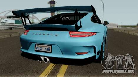 Porsche 991 GT3 RS 2017 para GTA San Andreas