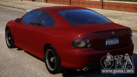 Holden Monaro Supercharged para GTA 4