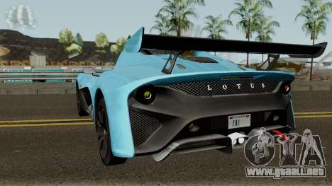 Lotus 3 Eleven 2016 para GTA San Andreas