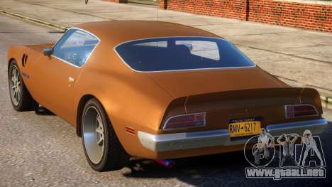 1970 Pontiac Trans Am para GTA 4