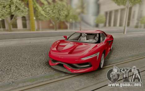 2016 Genesi Model 5 Concept para GTA San Andreas