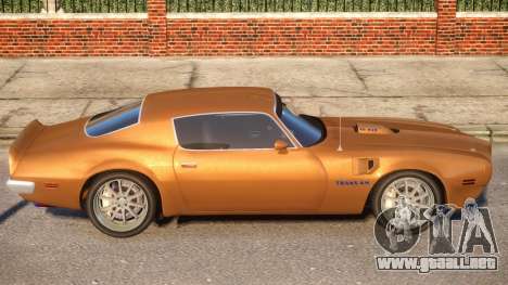 1970 Pontiac Trans Am para GTA 4