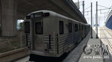 GTA 5 2008 Liberty City Metro Train