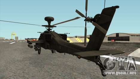 AH-64D Philippine Air Force para GTA San Andreas