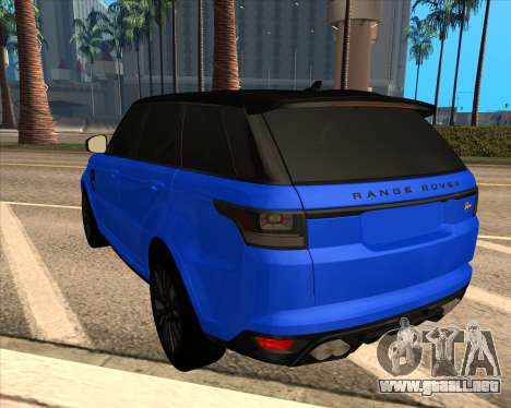Range Rover SVR para GTA San Andreas