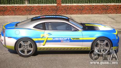 Chevrolet Camaro 2012 Ubisoft Racing Team para GTA 4