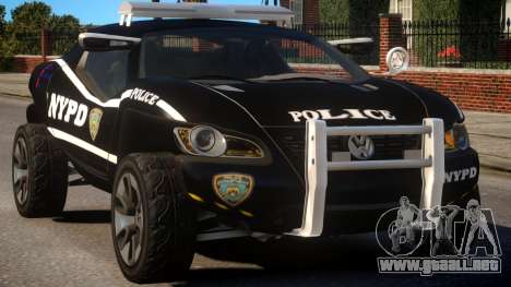 Volkswagen Concept T NYPD para GTA 4