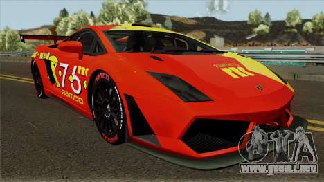Lamborghini Gallardo Pac Racing Club para GTA San Andreas