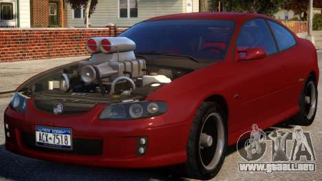 Holden Monaro Supercharged para GTA 4