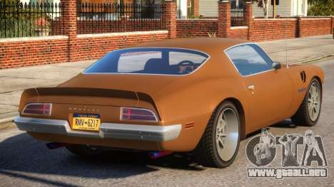 1970 Pontiac Trans Am para GTA 4