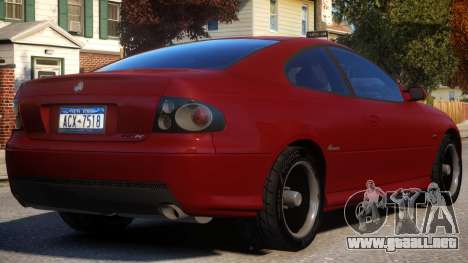 Holden Monaro Supercharged para GTA 4