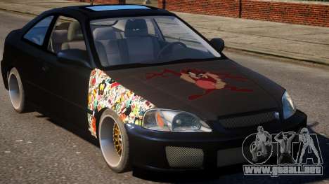 Honda Civic EA Tuned para GTA 4