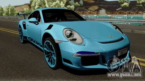 Porsche 991 GT3 RS 2017 para GTA San Andreas