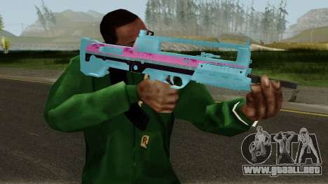 GTA Online Bullpup Rifle mk.2 Blue para GTA San Andreas