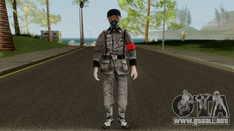 SS Nazi Skin with Gasmask para GTA San Andreas