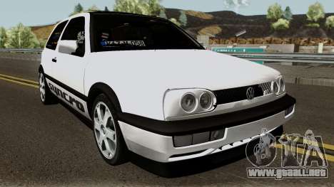 Volkswagen Golf 3 ABT VR6 Turbo Syncro para GTA San Andreas