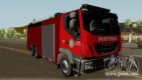 Iveco Trakker Pompieri - Romanian Firetruck para GTA San Andreas