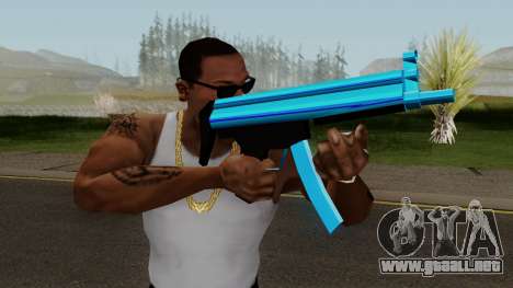 MP5 Blue para GTA San Andreas