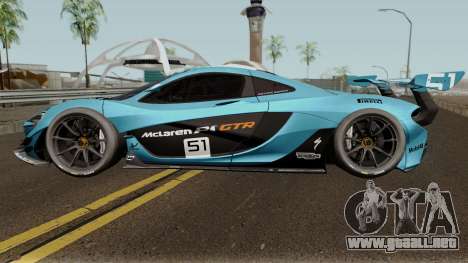 Mclaren P1 GTR 2016 para GTA San Andreas