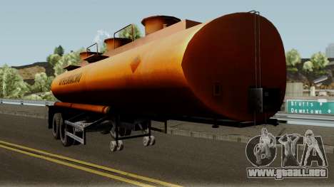 Remolque tanque NefAZ para GTA San Andreas