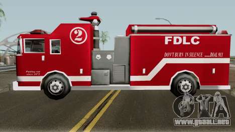 New Firetruck para GTA San Andreas