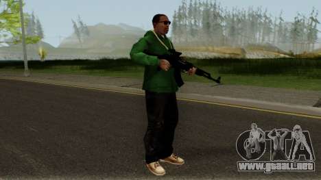 AK47 Black para GTA San Andreas