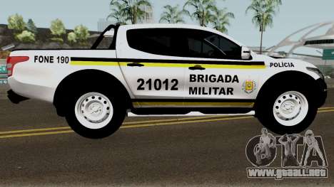 Mitsubishi Nova L-200 e Hilux da Brigada Militar para GTA San Andreas