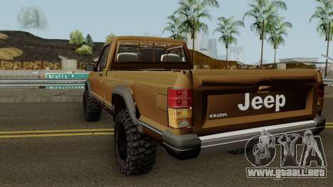 Jeep Comanche para GTA San Andreas