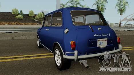 Austin Mini Cooper S Style Mr Bean v1.0 1965 para GTA San Andreas
